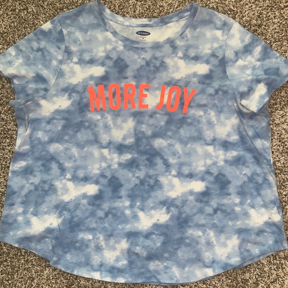 Tie dye More Joy tshirt